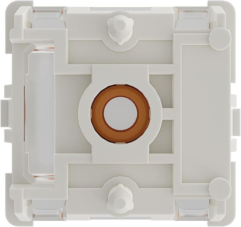 kutethy Gateron Dual-Rail Magnetic KS-20 Orange Keyboard Switches, Linear Pre-lubed for Magnetic Gaming Keyboard(108PCS) - Image 4